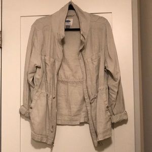 Tan linen jacket